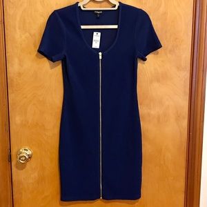 Express Women’s Navy Fitted Mini Dress